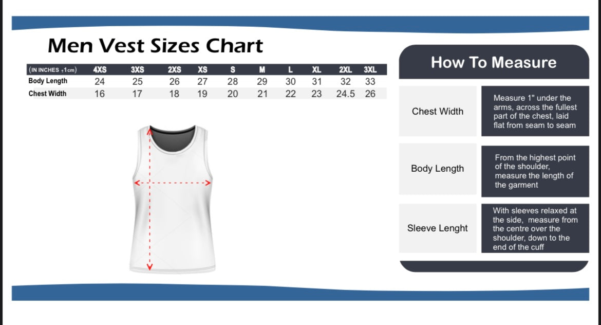 Premium Mens Race Day Vest