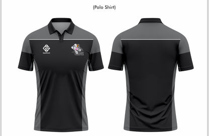 Torfaen Club Polo Greyscale