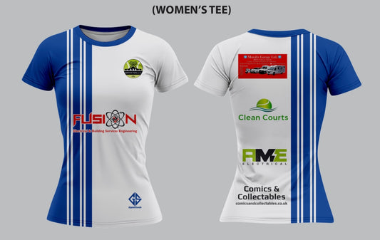 Merthyr Club White T Ladies