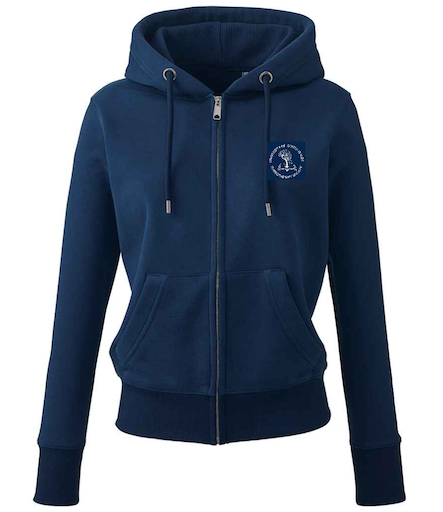 Ladies full zip hoodie